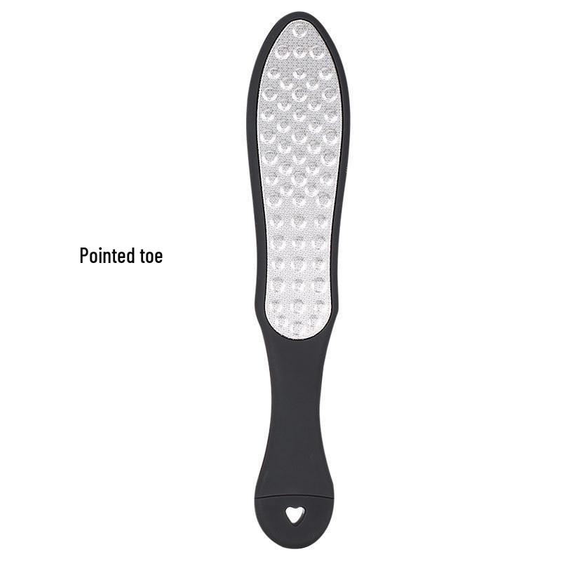 2-in-1 Double-Sided Coarse & Fine Stainless Steel Foot File and Callus Remover for Exfoliating Dead Skin