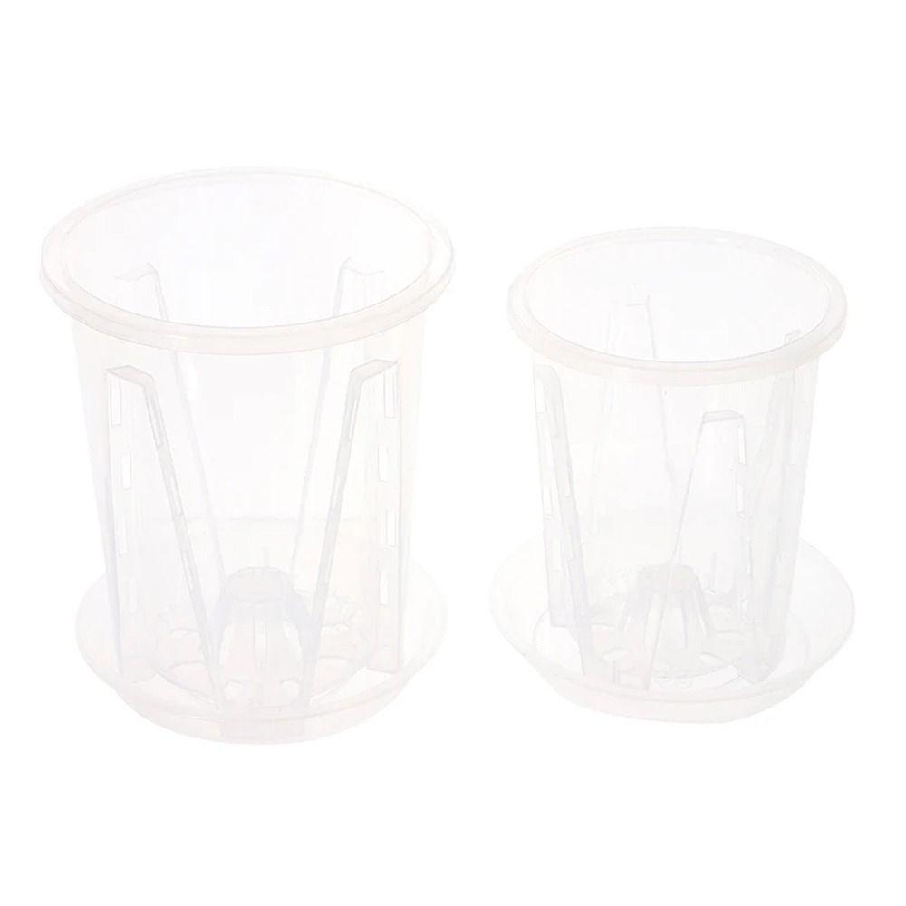 Breathable Root Control Transparent Flower Pot Beautiful Planting Pot  Garden