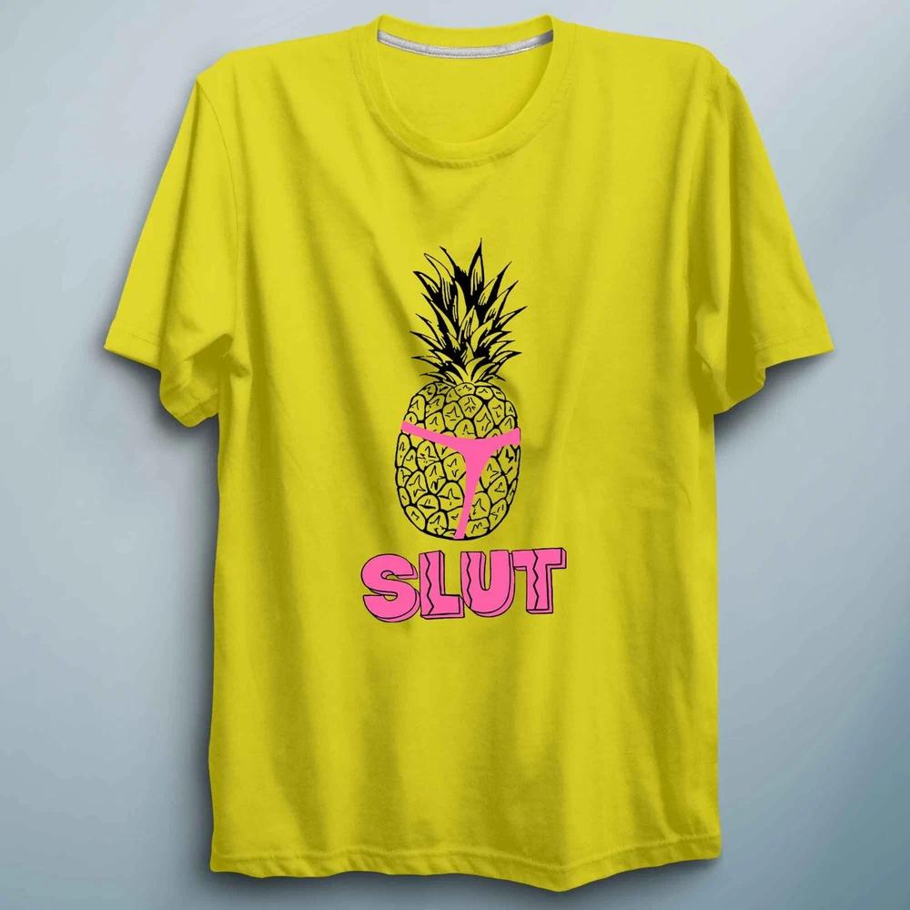 Pineapple Slut T Shirt Unisexs Unisex Funny Shirt Unisex Brooklyn Nine Shirt Slut S