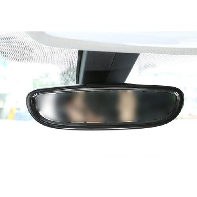 Black Wood Rearview Mirror Frame For BMW 2 Series Touring Middle Console 2015-19
