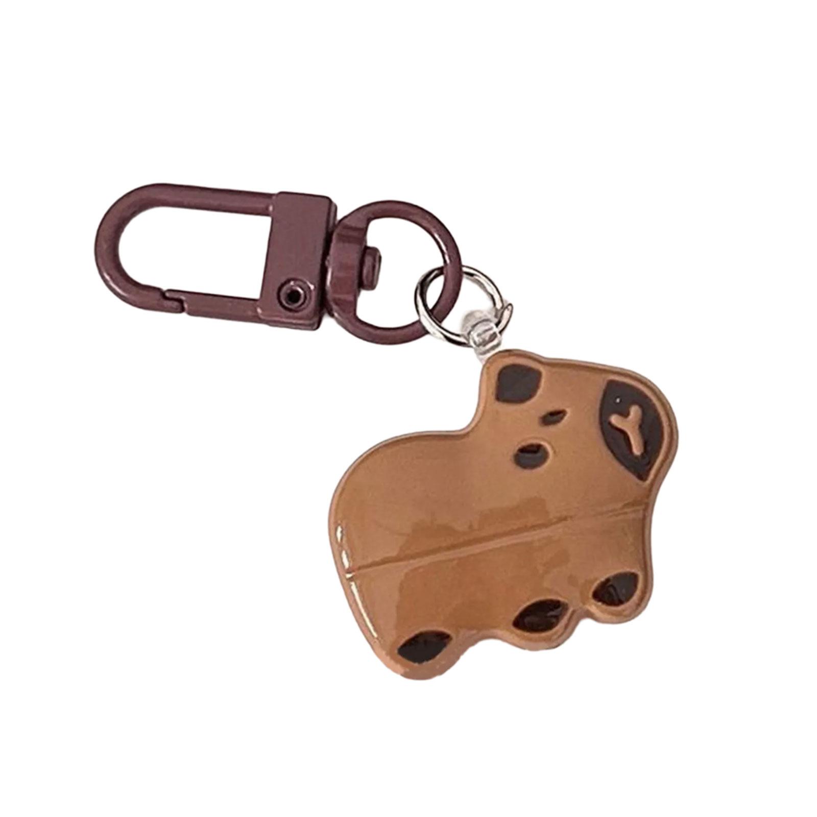 

Мультяшный брелок-подвеска в виде капибары, брелок-подвеска для сумки в виде капибары, шикарное и портативное украшение для ключей для любителей моды светло-синий