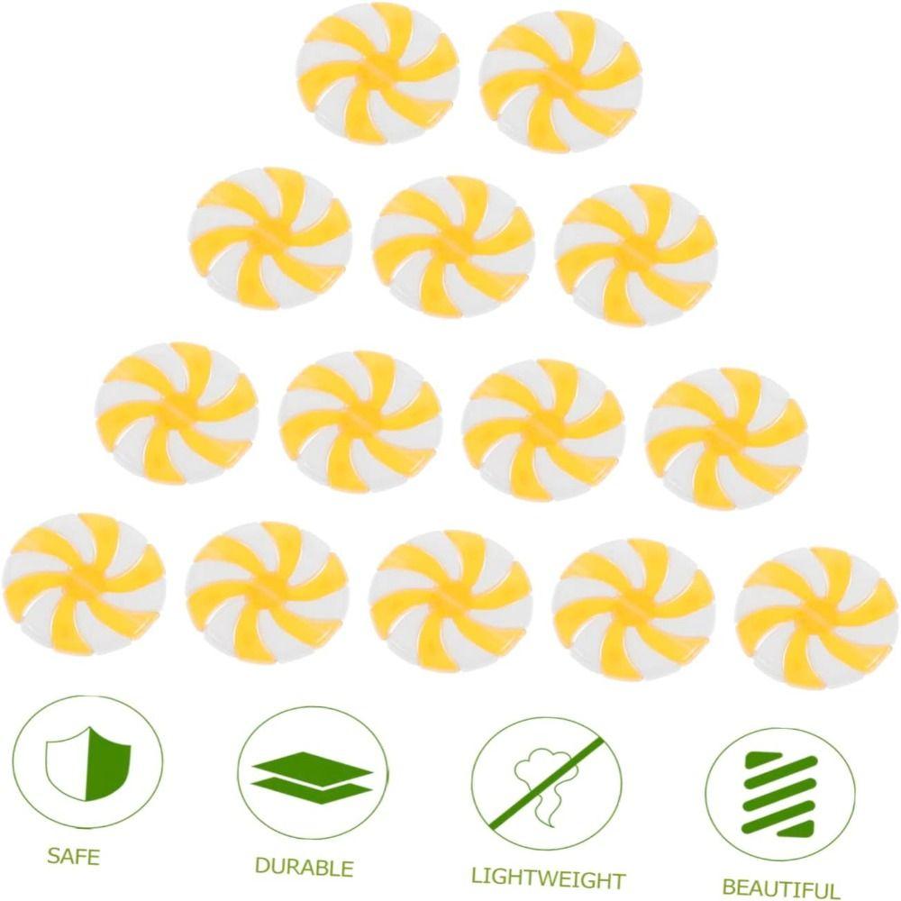 30/50pcs DIY Christmas Candies Pendant 4 Color Simulation Candies Christmas Decoration  New Year