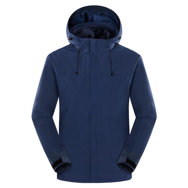 3-in-1 Windproof Waterproof Mountaineering Jacket for Couples with Detachable Liner