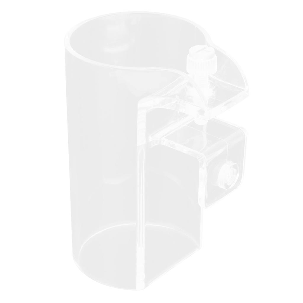 Fish Feeder Acrylic Aquarium Fish Tank Feeding Ring for Vertical and Horizontal Glass