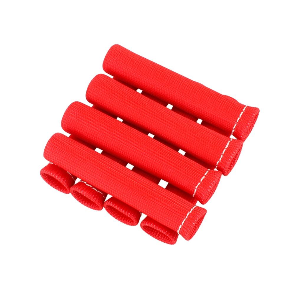 8 PCS Heat Shield Sleeves for Spark Wire 2500 Degree Heat Protection Spark Boot Wrap 6 3 Inch for Hot Rod Vehicles