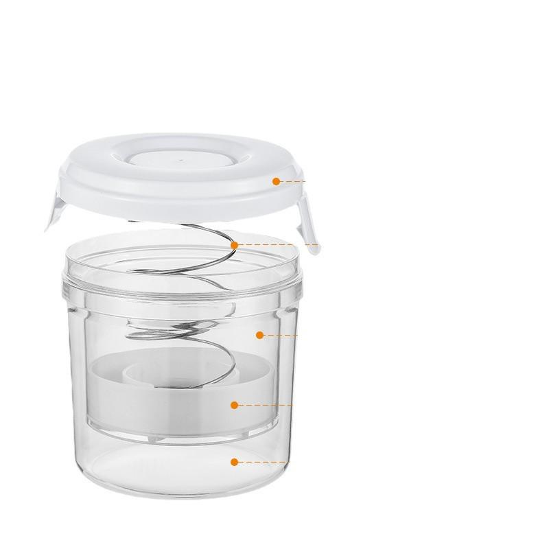 Airtight Plastic Pickle Jar - Food-Grade Kimchi & Vegetable Container