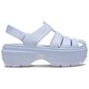 Crocs Snow House Comfortable Versatile Roman Sandals 5Cm Women Sandals Blue 209938-5AF