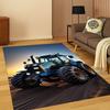 Retro Tractor Car Truck Cartoon Carpet Rug for Bedroom Living Room Sofa Playroom Doormat Home Decor,Kid Game Area Rug Non-slip