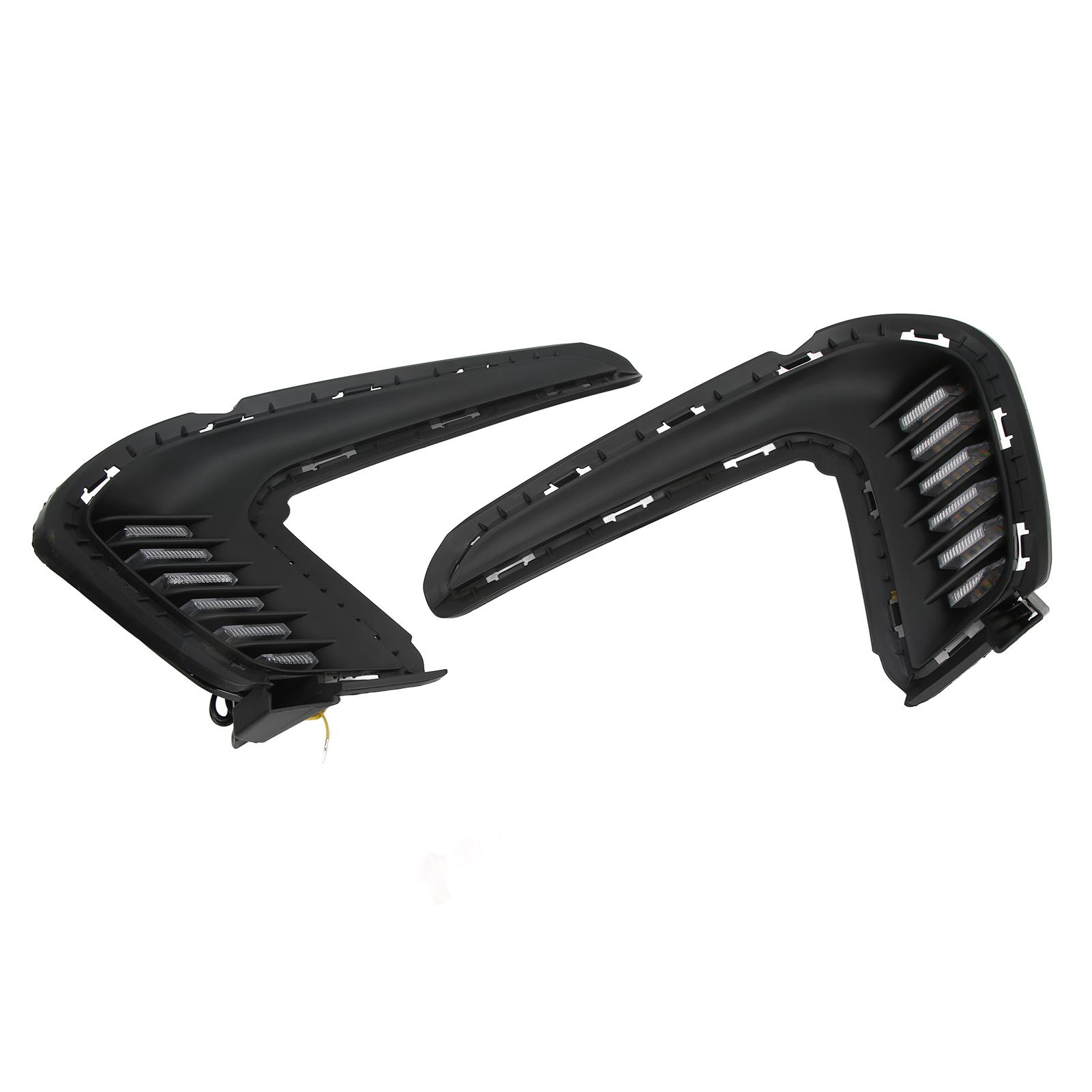 

1 Pair LED Turn Signal Daytime Light White Light Waterproof Replacement for Hyundai Elantra 2016 2017 2018