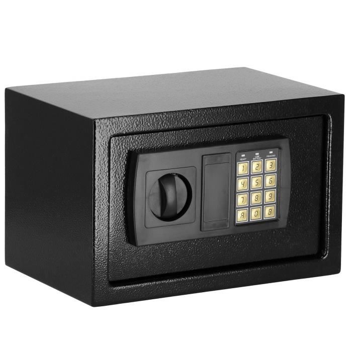 Coffre-fort À Clés Avec Code Numérique - SPRINGOS - 31 X 20 X 20 Cm - Haute Sécurité - Fixation Murale