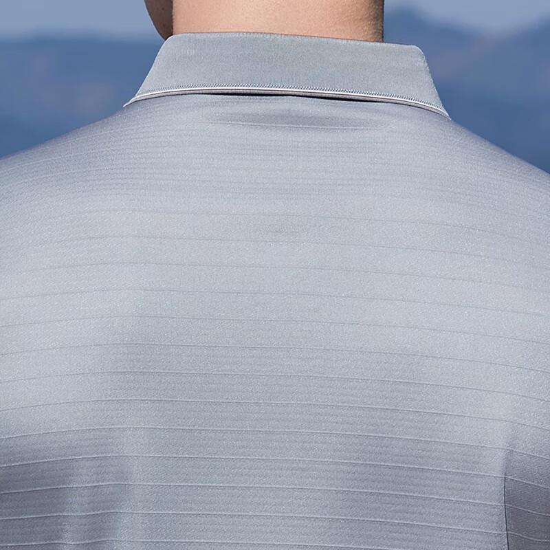 Antonio Men's Acetate & Silk Blend Striped Polo Shirt