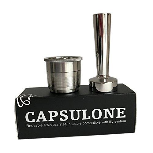 

Capsulone Stainless Steel Filter Coffee Capsules Compatible with Illy Coffee Machines