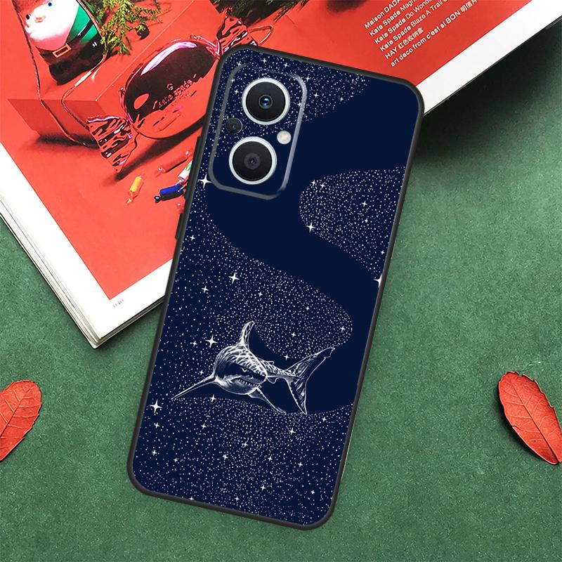 

Starry Orca Whale Shark Case For OPPO Reno 10 11 12 13 14 Pro 11F 12F 13F 14F 7 8 Lite OPPO Find X9 X8 X5 Pro Cover OPPO Reno14 F