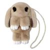 2024 Suitable Cute Fluffy Shoulder Soft Plush Bag Ladies Cartoon Rabbit Key Phone Storage Coin Purse