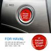 Carbon Fiber Engine Start Button Sticker for Haval H2 H4 H6 H7 H8 H9 C50 M6 F7 WEY VV5 VV6 P8 2015-2023