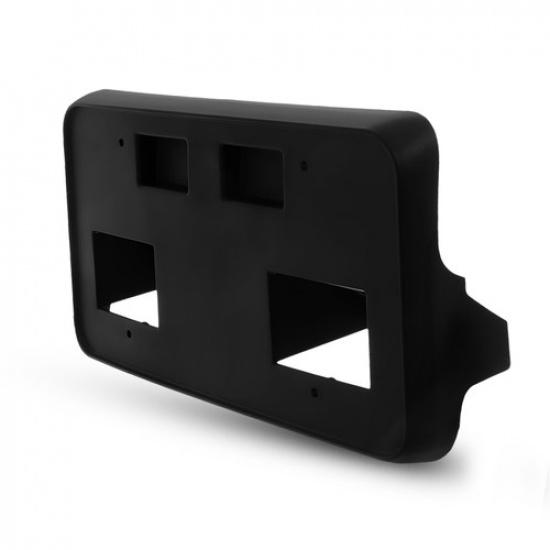 License Plate Bracket Black For 2024 Chevrolet Silverado 2500 HD Front GM1068256