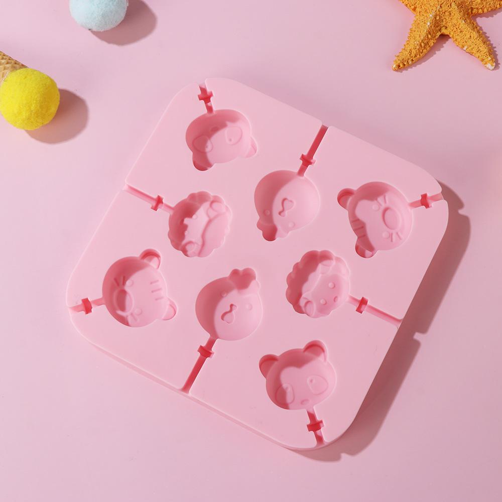 Baking Gadget Animals Shapes Mold Silicone Bakeware Jelly and Candy Molds Silicone Lollipop Molds