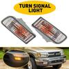 2PCS Clear Lens Front Bumper Turn Signal Lights Fit For Toyota 4Runner 1998-2002