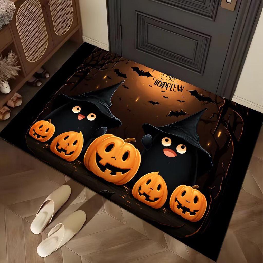 Halloween Themed Water-Absorbent & Dirt-Resistant Diatom Mud Doormat