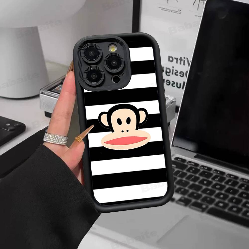 Classic P-Paul F-Frank Logo Phone Case For IPhone 17 16 15 14 13 12 11 Pro Max Mini Plus Soft TPU Back Cover