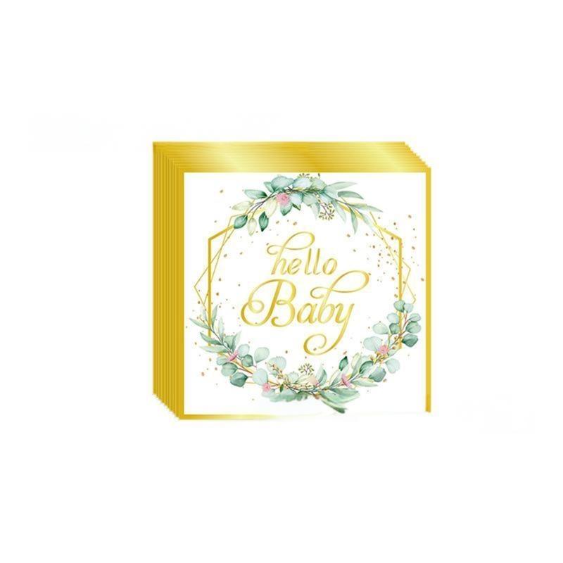 Disposable Party Plates Kids Birthday Party Napkins for Baby Showers Birthday