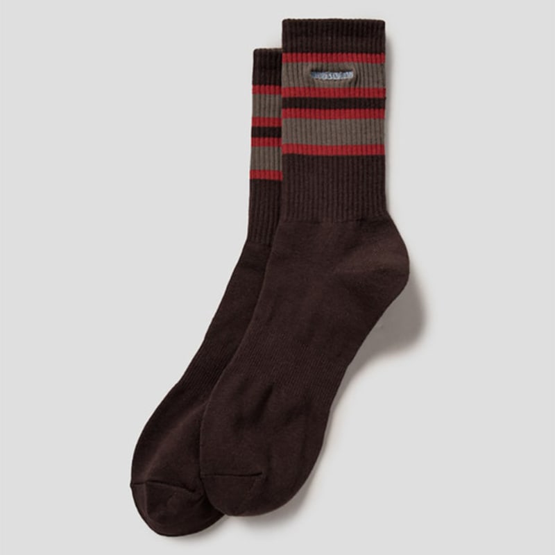 SAND SOUND Horizon Stripe Socks Brown (MS44KTA90D)