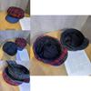 Vintage Plaid Cotton Beret Hat For Women Summer Casual Sun Protection