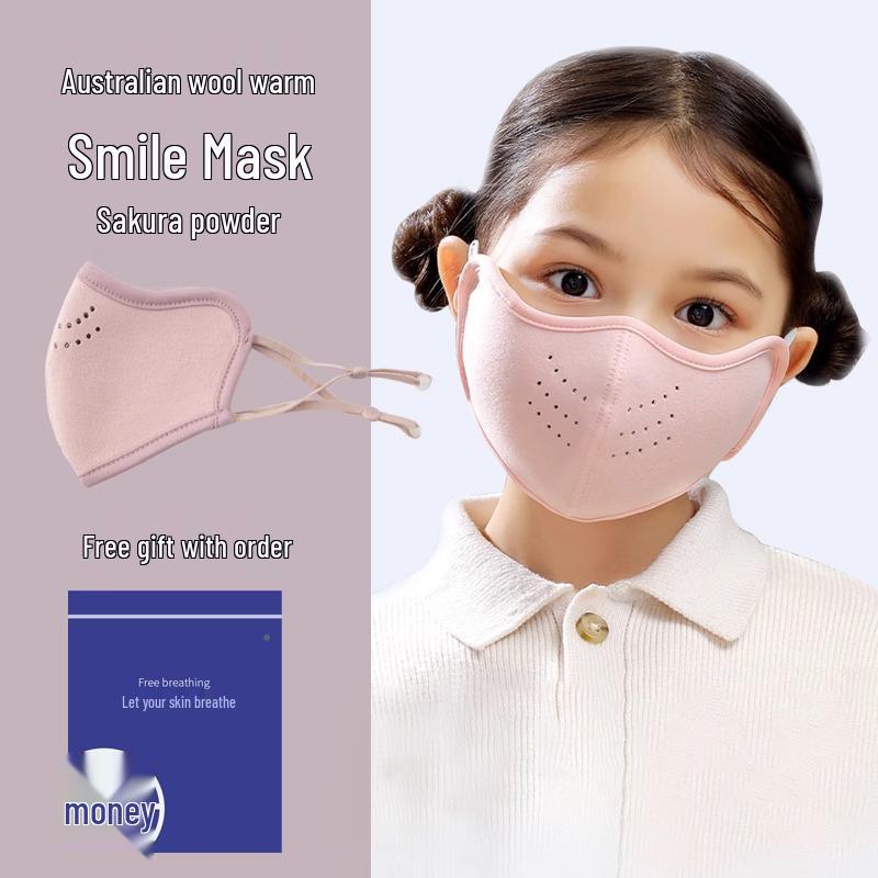 Kids' 3D Winter Mask: Breathable, Windproof, and Warm with Eye Corner Protection