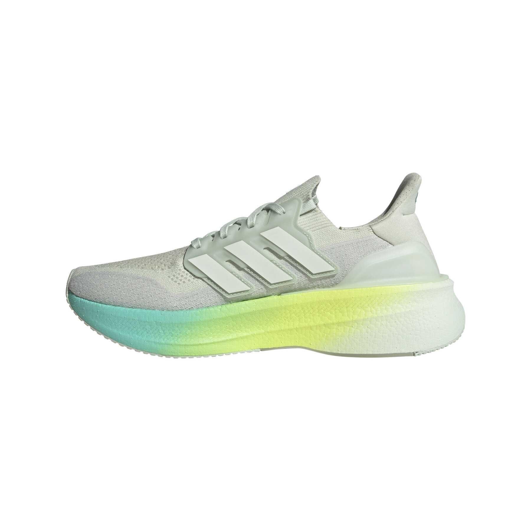adidas Ultraboost 5 Grey Lucid Lemon Aqua Men s JH9068 EU 41⅓