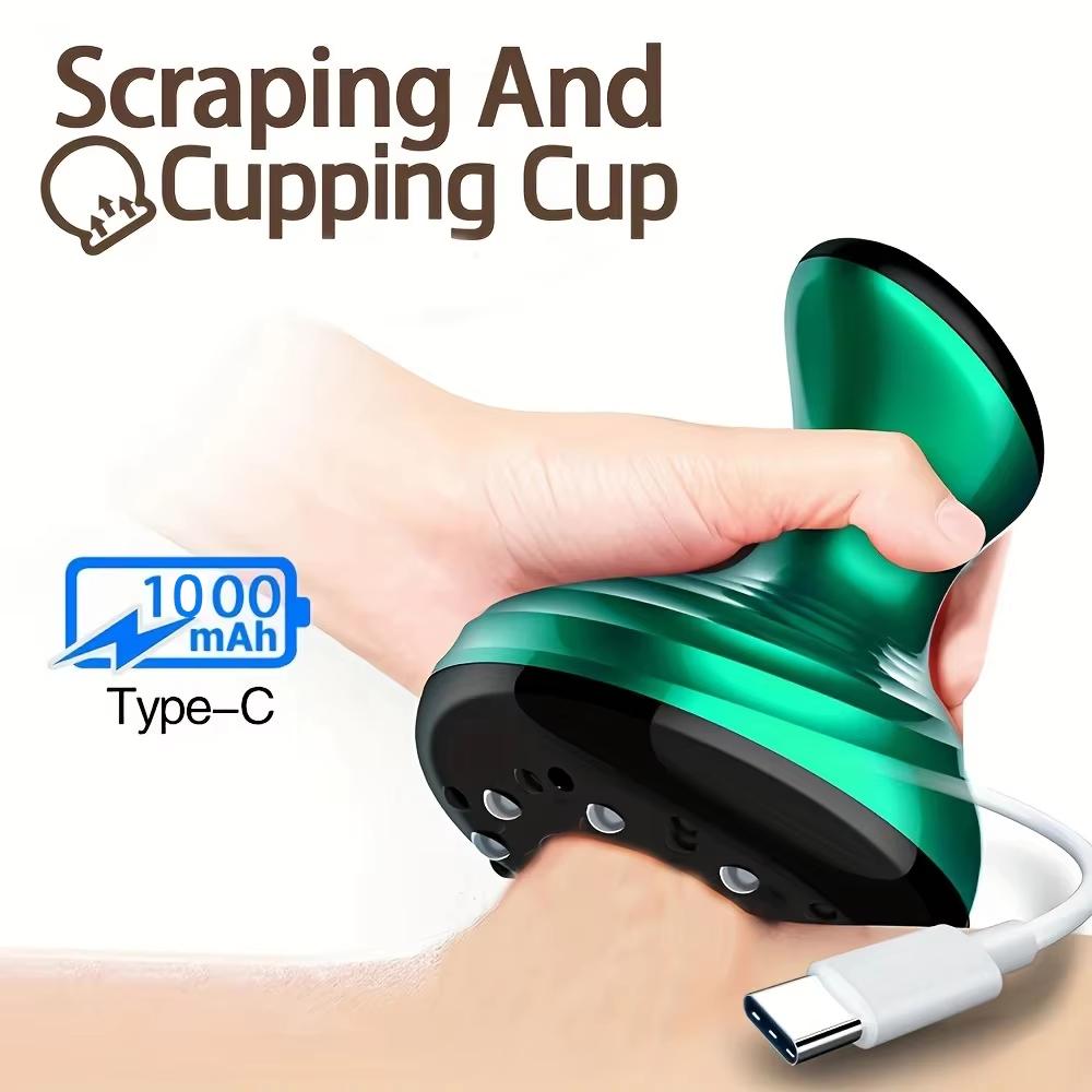 Body Scraping Massage Smart Electric Vacuum Cupping Heating Suction Cup Device Back Neck Arm Massger Anti-cellulite Fat Infrared
