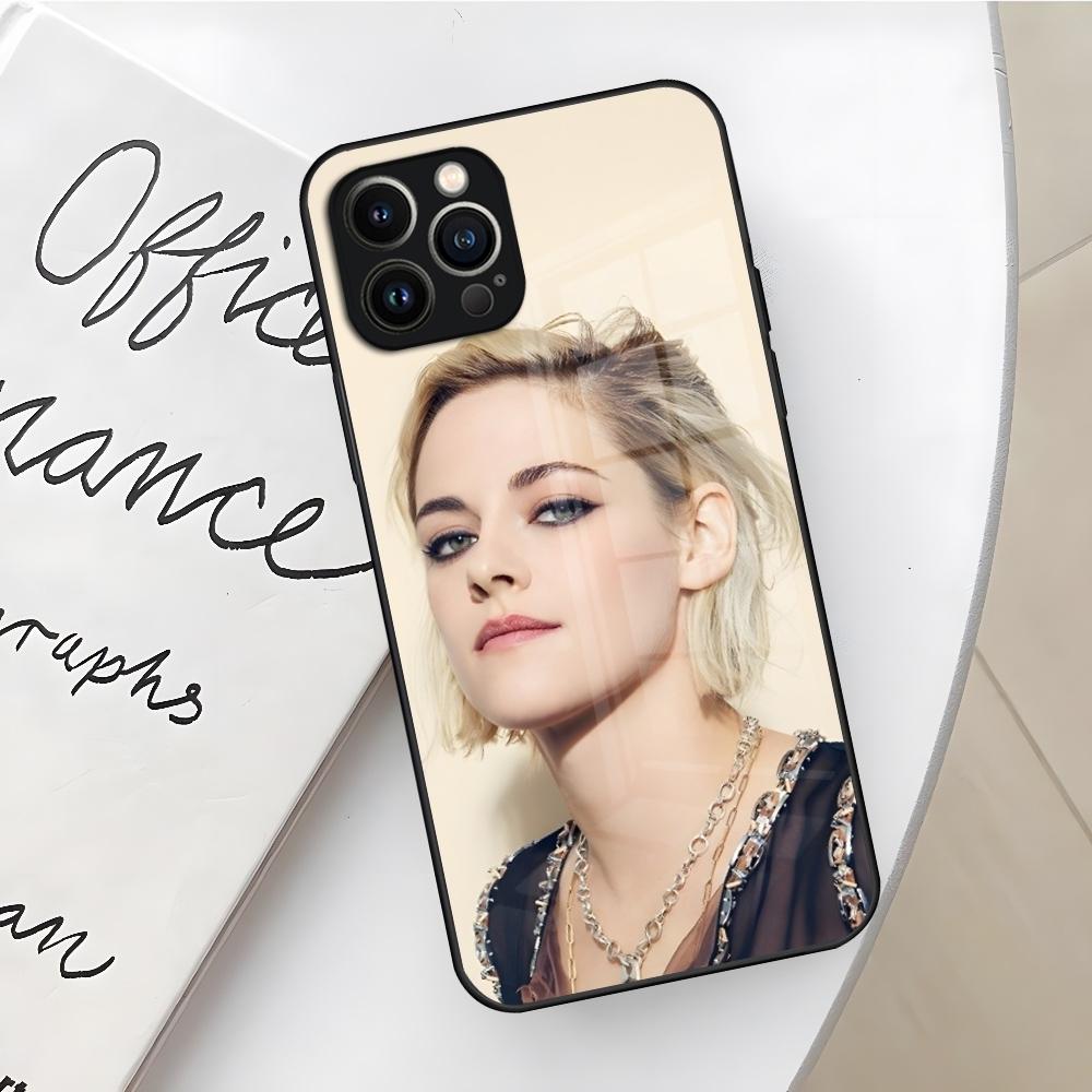Amazing Girl Kristen Stewart Phone Case for Iphone 17 16 Air 15 14 12 11 13 Pro Max Mini X Xr Xs Se Puls Glass Cover