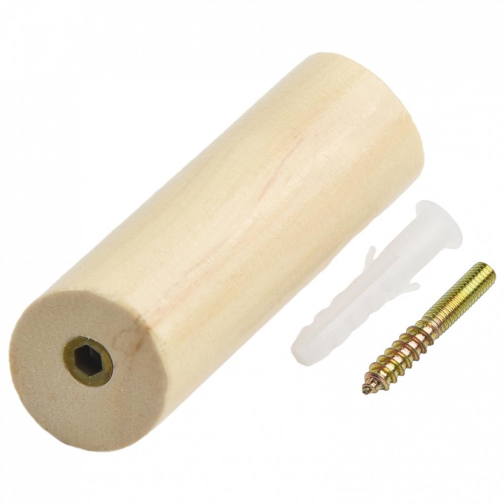 Durable and Practical Wood Wall Coat Hook Clothes Hanger Key Holder Storage