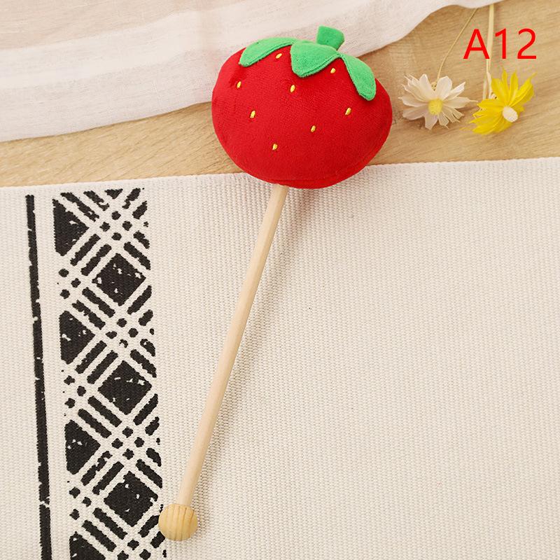 1PCS Cute Cartoon Massage Hammer Hitting Hammer Stick Handheld Plush Small Hammer For Neck Shoulder Meridians Legs Back Massage