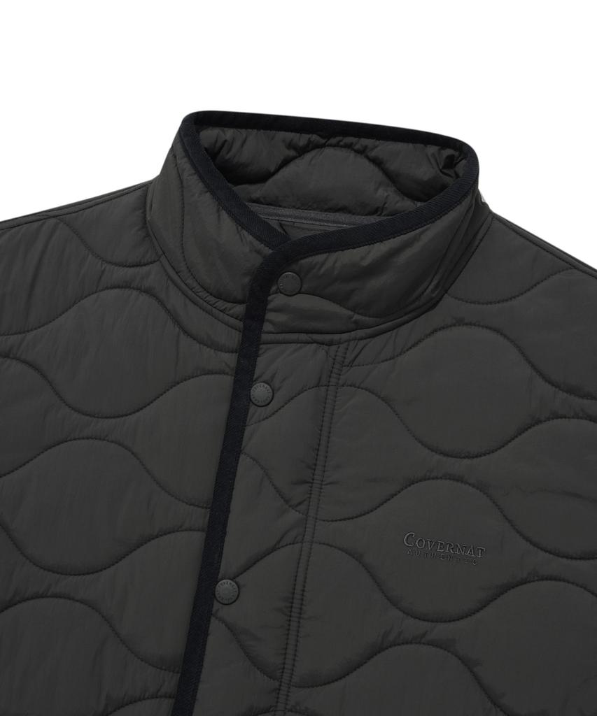 Covert Quilted M51 Jacket Charcoal