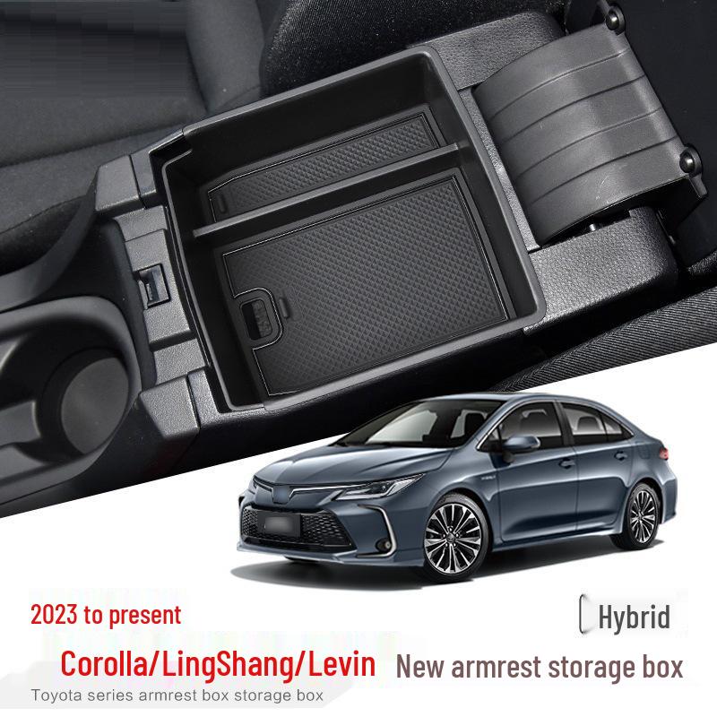23-24 Corolla Levin Center Console Armrest Storage Box - Car Modification Accessory