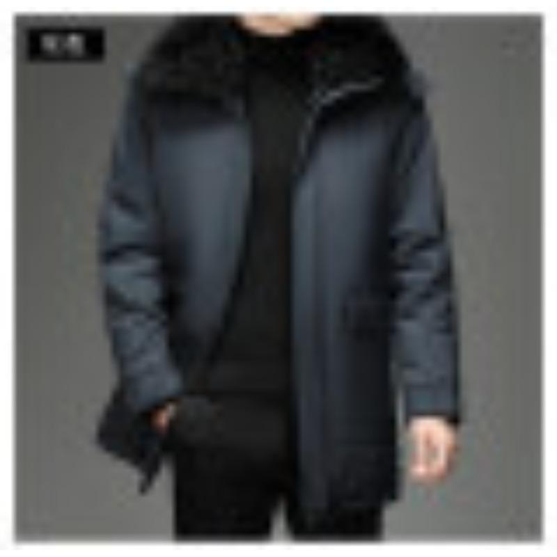 New men's down jacket men's medium and long detachable models are suitable for the elderly in autumn and winter