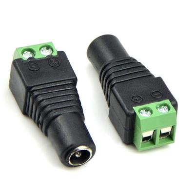 Cablaggio libero Terminale CC Connettore Monitor Spina Femmina 12V Adattatore di alimentazione della lampada