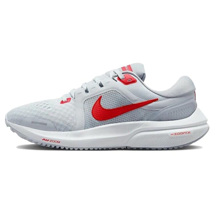 Nike Air Zoom Vomero 16 Light Grey Red Men s Long Distance Running Shoes DA7698-005 EU 36.5