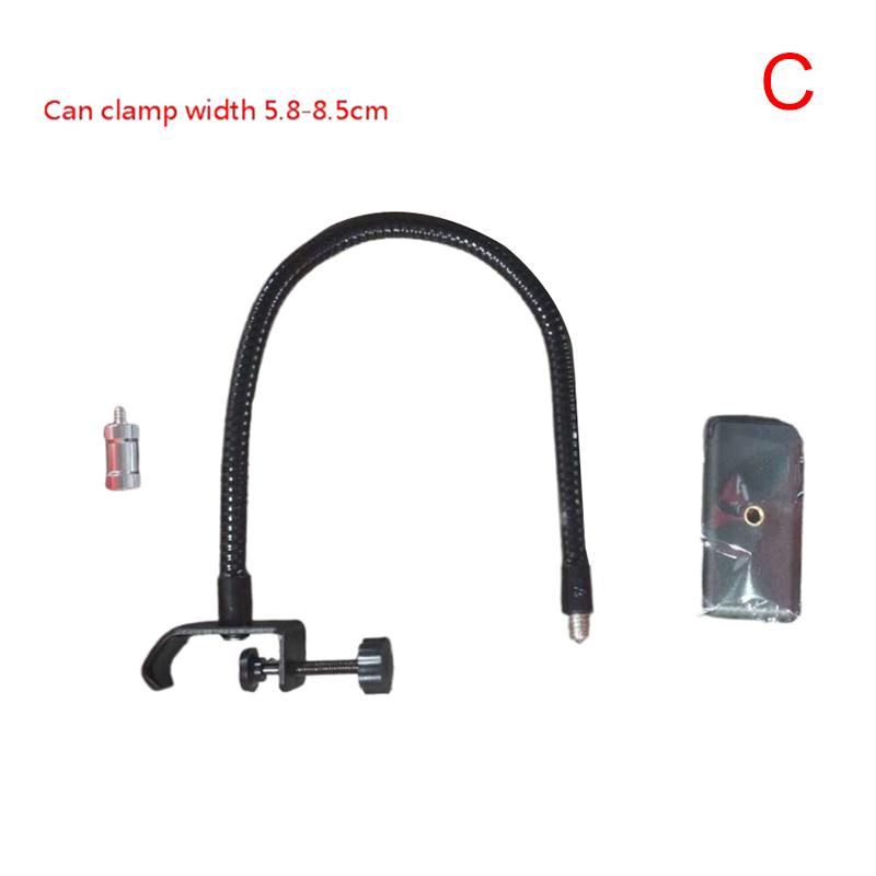 Flexible Microphone Gooseneck phone Stand with Desk Clamp for Radio Broadcasting Studio Live Broadcast Equipment Stations