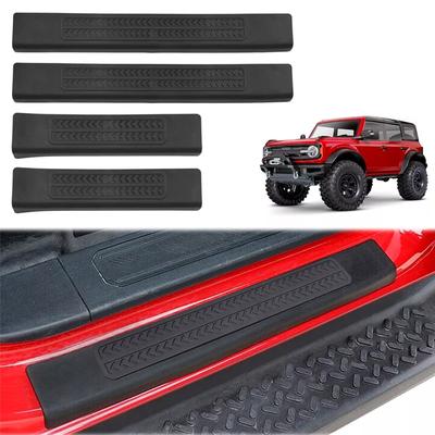 4-teiliges Auto-Türschwellerschutz-Kit Für Ford Bronco - Türschwellen-Trittgummi-Schutzzubehör für das Auto