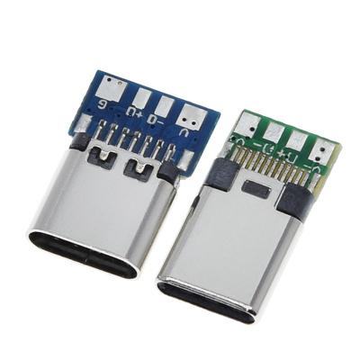 20 pz/15 pz/10 pz USB 3.1 Tipo C Connettore 24 Pin/14 Pin Maschio/Femmina Presa Adattatore per filo di saldatura e cavo 24 Pin Supporto Scheda PCB