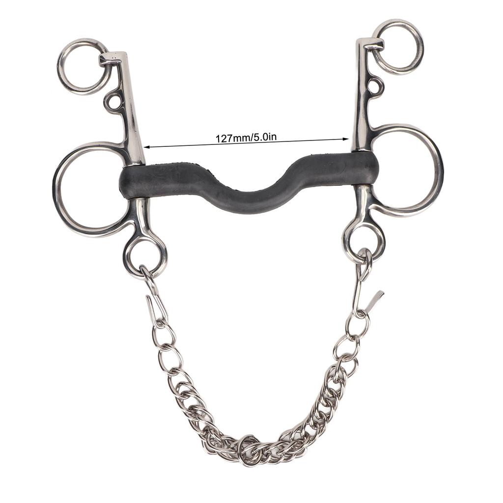 Morso per Cavalli in Acciaio Inossidabile Sicuro Inossidabile Lucidato a Mano Morso per Cavalli per Accessori Equestri