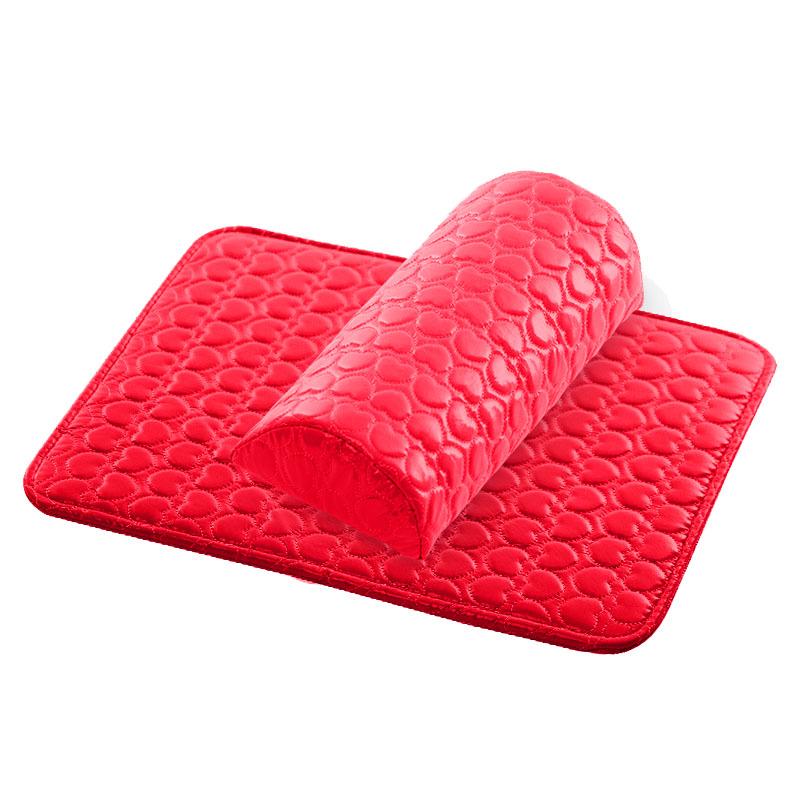 

Японский стиль, полукруглый набор подставка и коврик для рук в форме сердца - Съемная, моющаяся подушка для рук из ПУ-кожи для нейл-арта