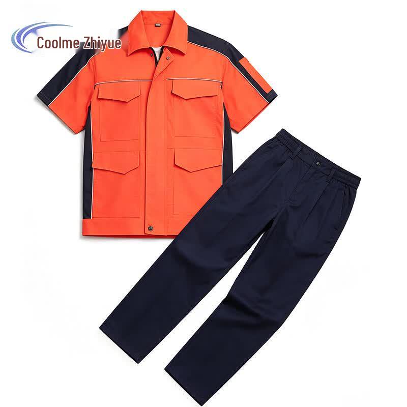 Kumei Zhiyue KM-LB133 Summer Patchwork Workwear Set L