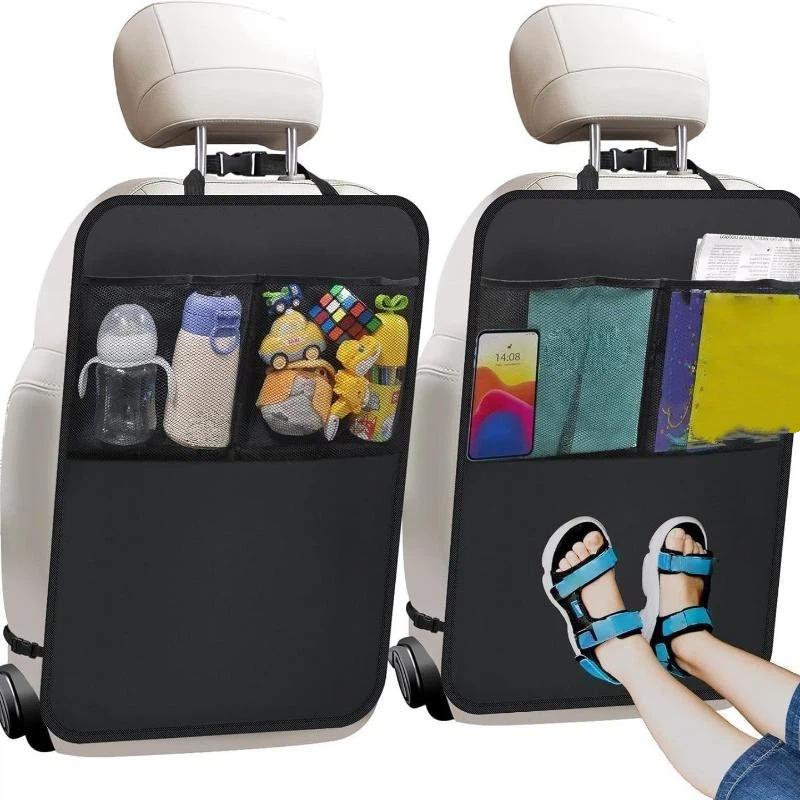 1Pcs Polyester Automotive Seat Covers Car Seat Back Kick Protectors Protection From Dirt And Mud Fit For Most Vehicles