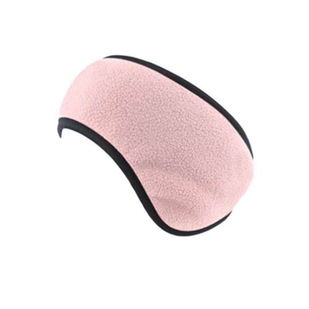 

Осінь/зима двошарова флісова спортивна пов’язка для захисту вух із липучкою One Size рожевий