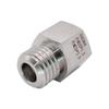 Stainless Steel 304 Metric Reducing Conversion Fitting: Female M20X1.5 To Male M20X2.5 Thread (0974)