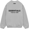 Fear of God Essentials Fleece Crewneck II Světle šedý melír Pánské topy 192HO246268F