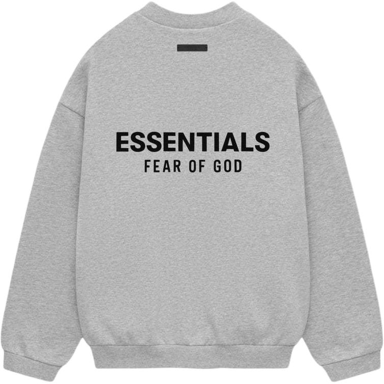 

Fear of God Essentials Fleece Crewneck II Light Heather Grey Men Tops 192HO246268F L