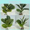 Faux Green Tree With 26 Leaves For House Decor And Photography Scene Creation